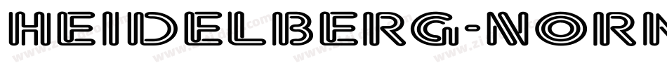 Heidelberg-Normal Ex字体转换